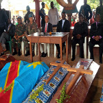 Ceremony in honor of people killed in Beni on 10.17.2014