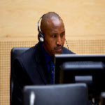 Bosco Ntaganda during his initial appearance before the International Criminal Court on 26 March 2013