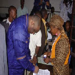 Jean-Pierre Bemba voting on October 29,2006