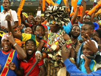 DR Congo fans at the 2013 Africa Cup of Nations in South Africa