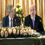 Paul Wolfowitz and Louis Michel in Congo
