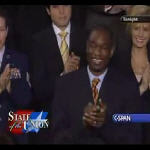 C-SPAN Le prsident Bush honore Dikembe Mutombo pendant le discours du 