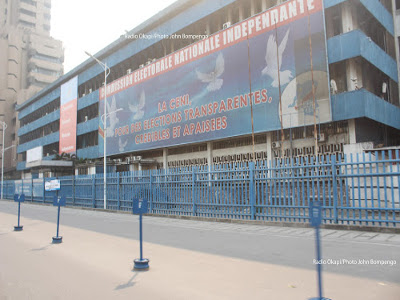 INEC's building in Kinshasa