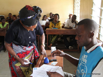 Voting takes place in Kinshasa on 11.28.2011