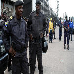 Congo Police in Kinshasa