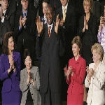 Dikembe Mutombo at the State of the Union