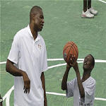 Dikembe Mutombo - NBA Basketball Without Borders