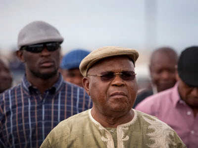 Etienne Tshisekedi arrives in Goma on 11.14.2011