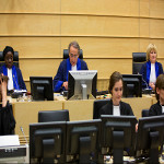 ICC judges during announce the verdict against Germain Katanga on 3.7.2014