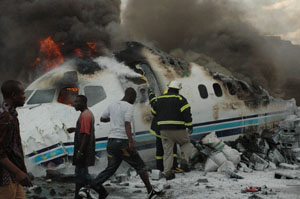 Avion d'Hewa Bora Airways crashe à Goma
