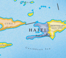 Carte de l'Haiti