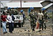 MONUC peacekeepers in Congo