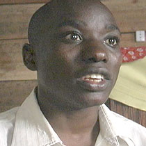 Izawadi Ndahajo, 17 years old, is a former child soldier 