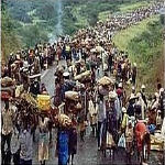 Rwandan Hutu fearing reprisals flee into eastern Congo after Rwandan genocide