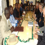 Joseph Kabila meets with ambassadors in Goma on 10.15.2007