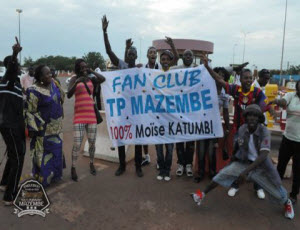 TP Mazembe fans in Bamako, Mali