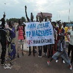 TP Mazembe fans in Bamako, Mali.