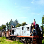 A train of the Congolese company SNCC