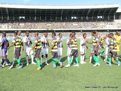 TP.Mazembe play against AS Vita Club in Kinshasa on 4.15.2012