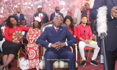 Vital Kamerhe during the second congress of the UNC in Kinshasa on 8.2.2018