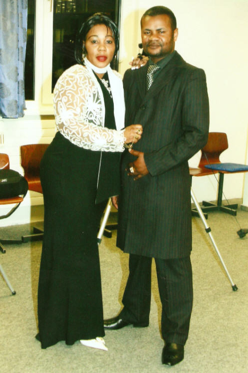Benoit Kukelemena et Chantal Mpanzu
