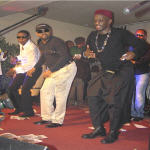 My Big Brother Alain Yoka Mpela with His friends Dancing.