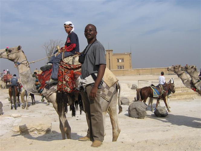 On holiday in egypt