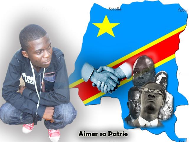 Glody Bisongo, réalise une photo patriotique pour son pays à l'occasion de l'indépendance  